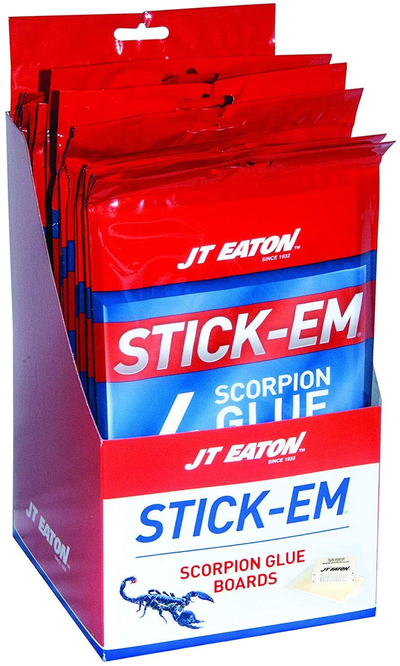 Stickem 198-4S 4 Pack Scorpion Glue Trap, Brown/A
