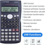 Splaks 2-Line Engineering Scientific Calculator LED Display Function Calculator Suitable for School Business (3pack)