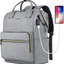 Laptop Backpack for Women Men, Travel Backpack for 15.6 Inch Laptop with RFID Pocket USB Charging Port