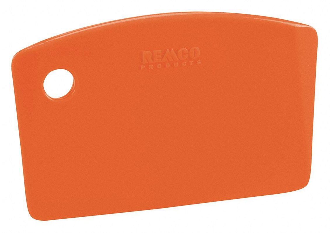 Remco 5" Mini Bench Scraper, Orange