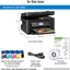 Epson Workforce WF-2860 All-In-One Wireless Color Printer with Scanner, Copier, Fax, Ethernet, Wi-Fi Direct and NFC, Amazon Dash Replenishment Ready