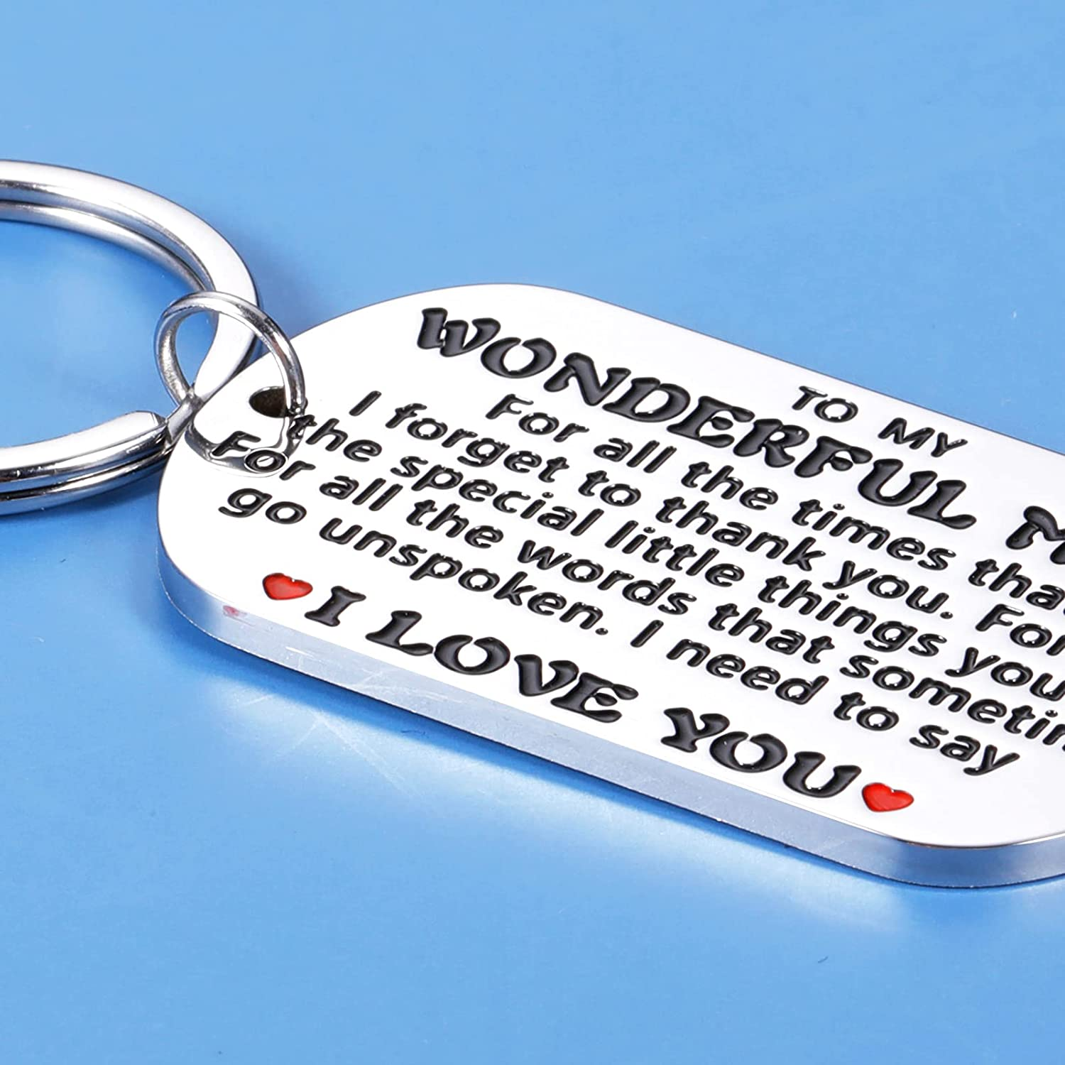 Mom Keychain Gifts from Daughter Son to Mom Mother Mothers' Day Christmas Valentine'S Day Thanksgiving Day Gifts for Stepmom Stepmother Godmother Mother in Law Mother of the Bride Groom