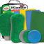 Turtle Wax 15-Peice Car Wash Bucket and Detailing Kit: Wash Mitt, Sponge, 2 Microfiber Cloths, Wax Applicator with 2 Pads, 5 Polishing Wipes, and Brush