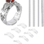 2 Styles Invisible Ring Size Adjuster for Loose Rings – Ring Guard, Ring Sizer, 11 Sizes Fit for Man and Woman Ring
