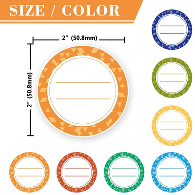 200 Per Roll Canning Labels, 2 inch Food Storage Stickers for Mason Jars and More, Canning Supplies Stickers Removable Freezer Round Paper Label(Neon Orange)