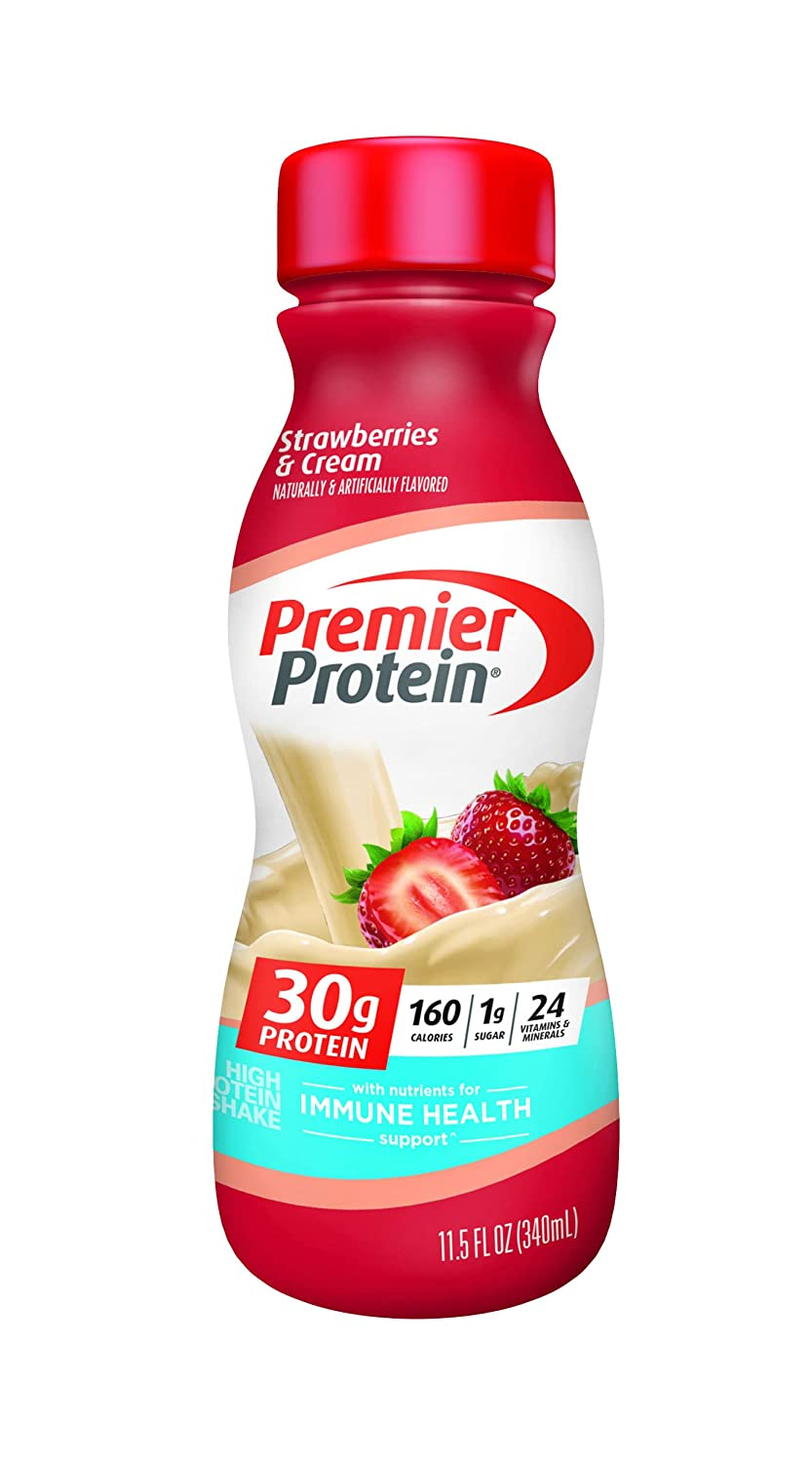Premier Protein 30G Protein Shake, Strawberries & Cream, 11.5 Fl Oz