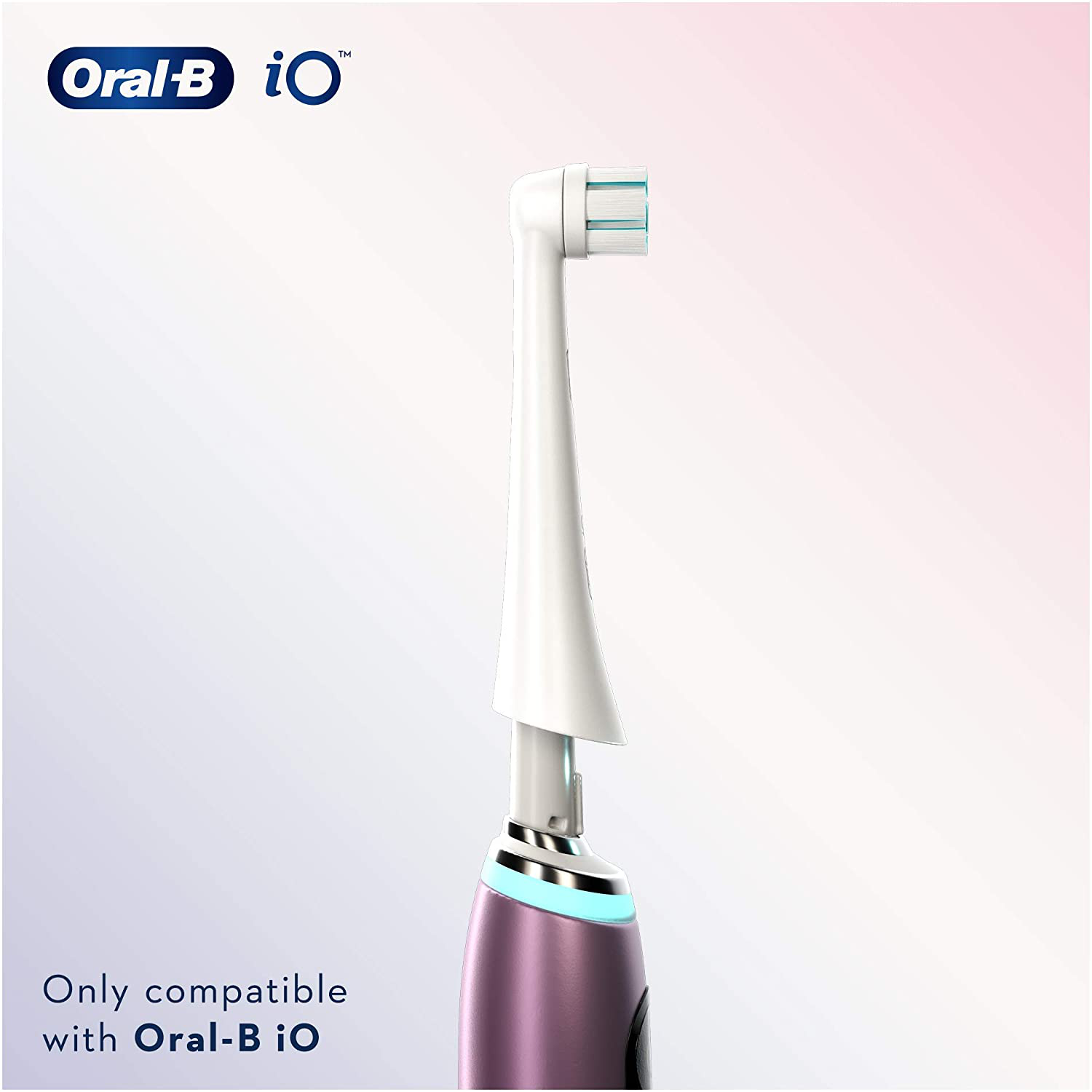 Oral-B iO Replacement Toothbrush Heads White Gentle Clean Mailbox Fit, 0.12 kg