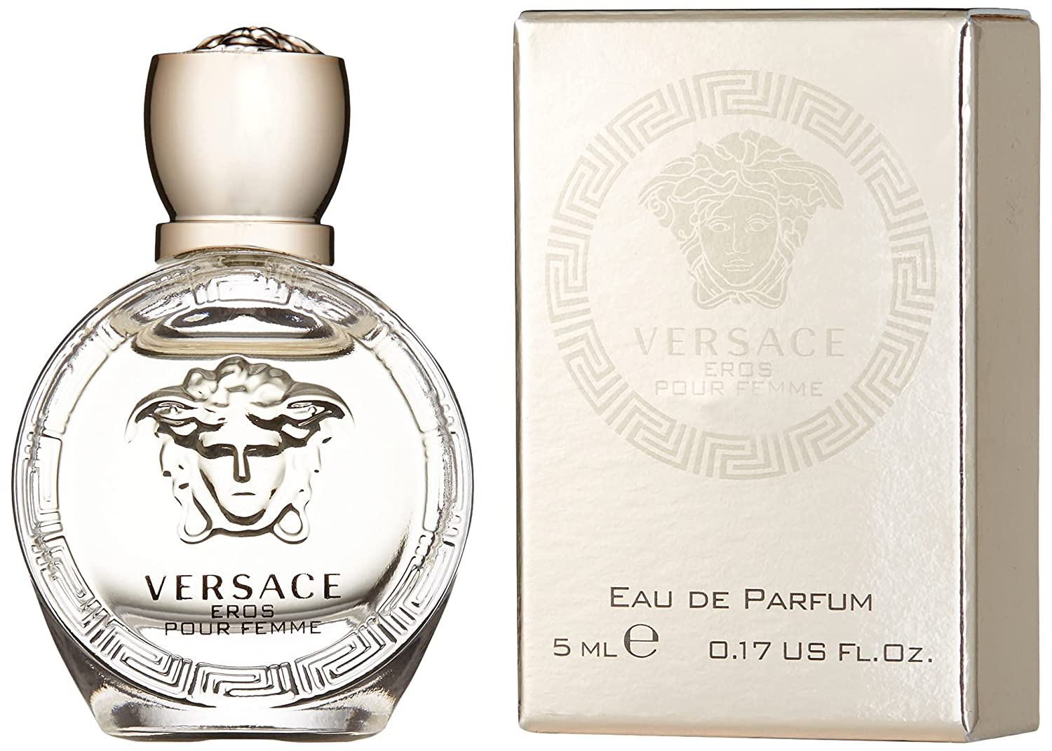 Versace Eros Pour Femme Women'S Edp Splash, 0.17 Ounce