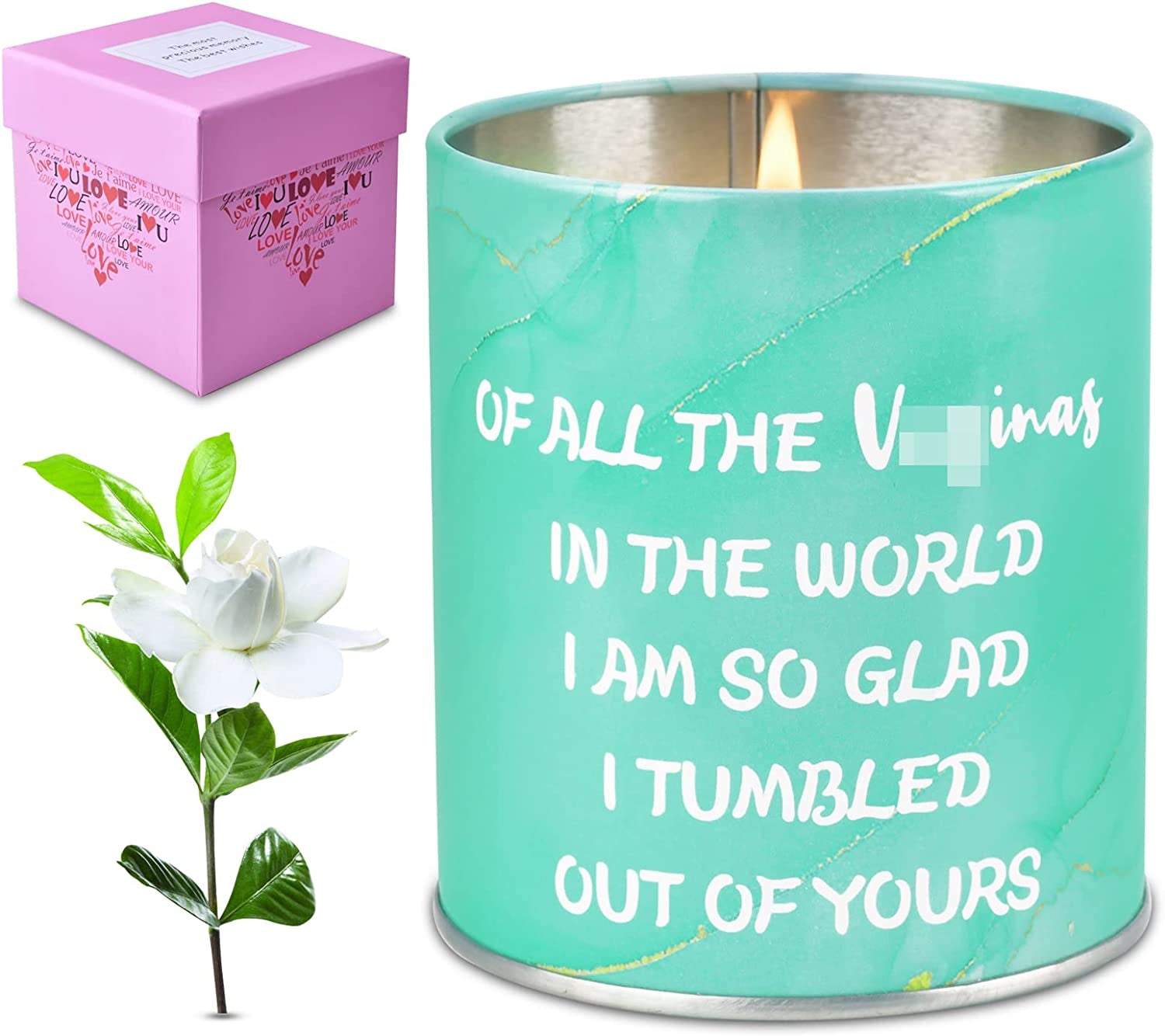Gifts for Mom,-Scented Candles 8oz Gardenia