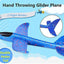 2 Pack Glider Plane Toys - 17.5" Large Throwing Foam Airplane