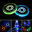 LED Cup Holder Lights, Car Coasters with 7 Colors Changing USB Charging Mat, Luminescent Cup Pad Interior Atmosphere Lamp 2PCS