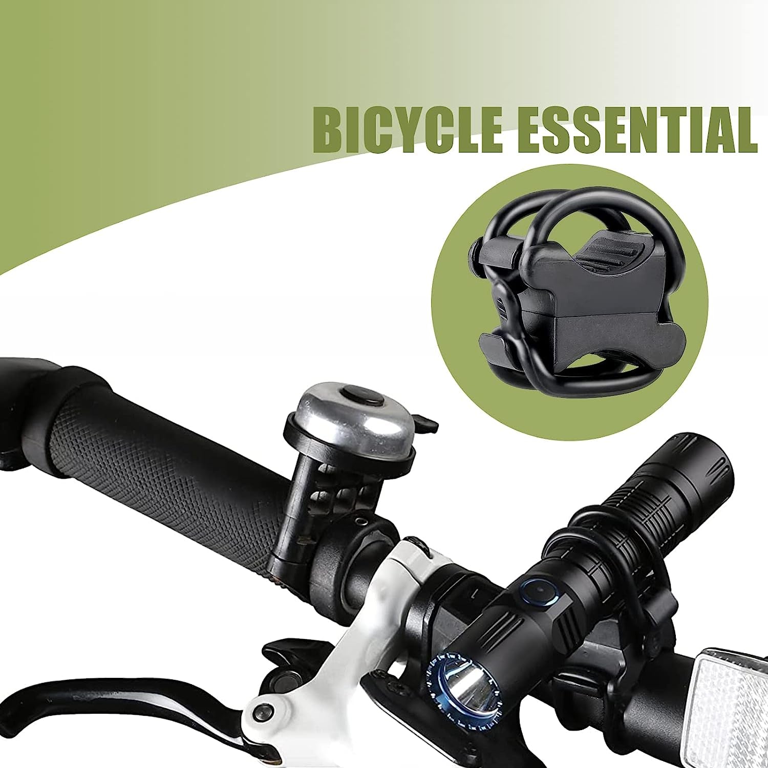  Flashlight Holder Universal Flashlight Bike Mount for Bike Lighting Mount Accessories