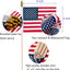 12 Pack Small American Flags on Stick, Small US Flags/Mini American Flag on Stick 4x6 Inch US American Hand Held Stick Flags with Kid-Safe Spear Top