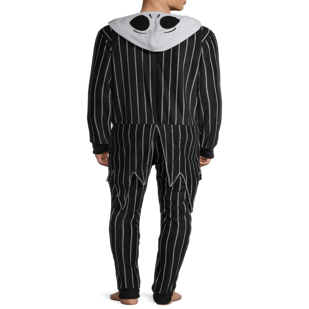 Disney, Adult Mens, Nightmare before Christmas Jack Pajamas Union Suit, Sizes S-XL