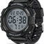 Men's Sports Watches Military Classic Stopwatch Large Dial Electronic LED Backlight Wristwatch 50M Waterproof Digital Watch for Mens with Large Number