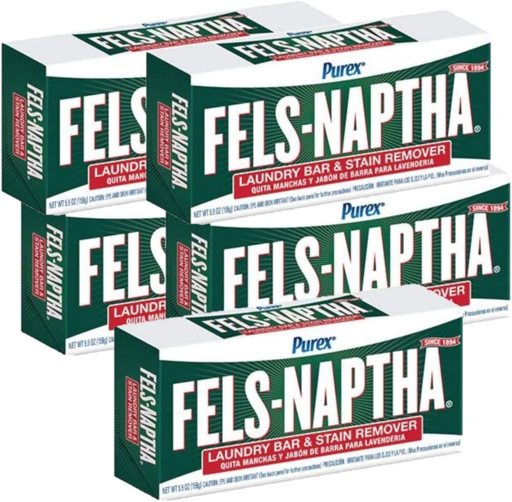 Fels Naptha Laundry Soap Bar - 5.0 oz - 2 pk