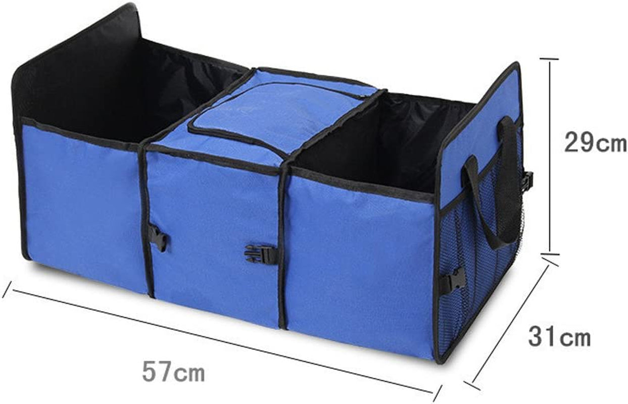 XL Trunk Organizer - Best for Keeping All Truck Supplies Together, Rugged and Durable for Hauling Cargo, While Folding Flat for Easy Storage. Organizer for Car, SUV and Truck Red