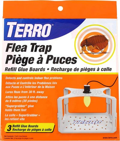 Flea Trap Refills - Replacement Flea Trap Glue Boards - 3 Pack