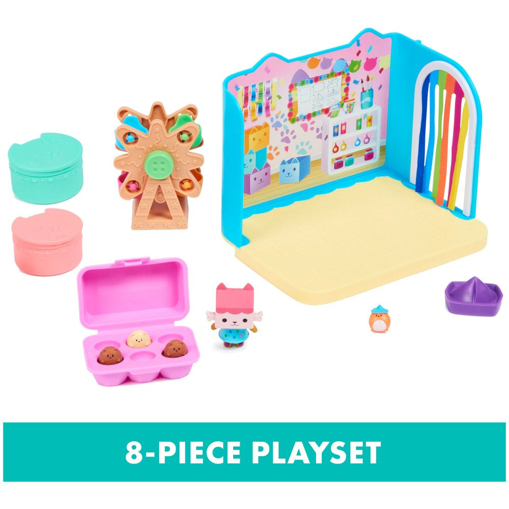 Gabby'S Dollhouse, Baby Box Craft-A-Riffic Room Playset with Cat Figure