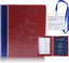 2 Pack Leather Passport and Vaccine Card Holder Combo
