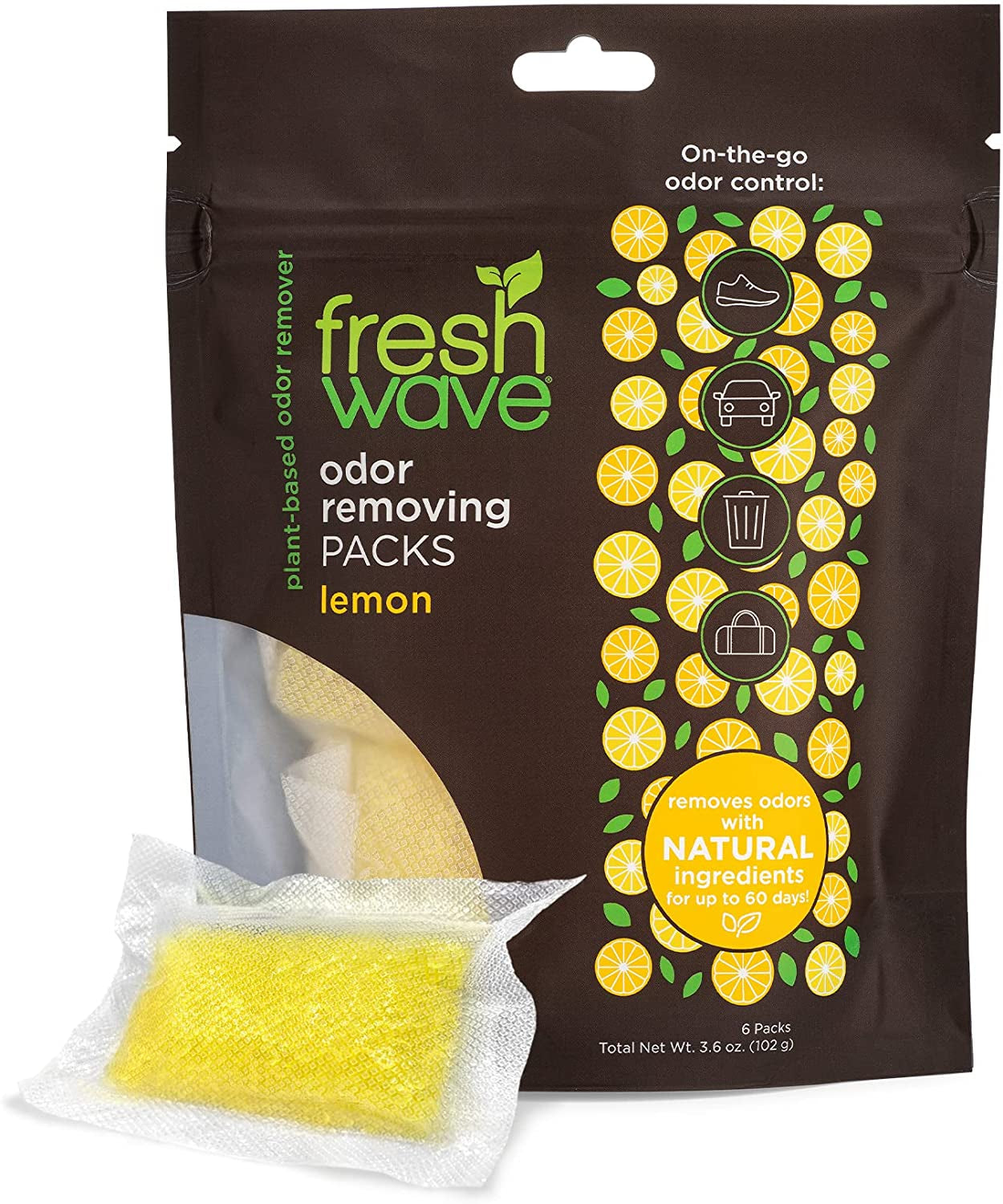 Fresh Wave Lavender Odor Eliminating & Deodorizing Packs | Bag of 6 