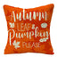 18X18 Fall Pillow Covers, Autumn Decorative Throw Pillowcases, Maple Pumpkin Car Linen Throw Cushion Covers for Farmhouse Sofa Couch Home Decor, 4Pcs