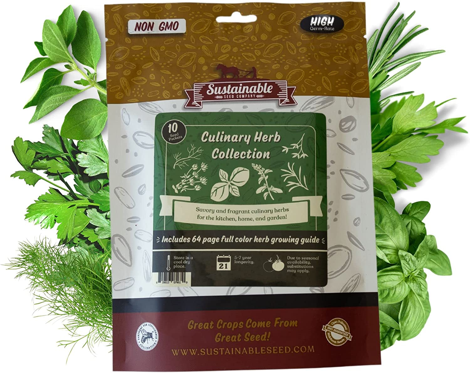 Culinary Herb Seeds Variety Pack