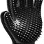 Grooming Glove | Deshedding Glove for Easy, Mess-Free Grooming | Grooming Mitt for Dogs, Cats, Rabbits & Horses with Long/Short/Curly Hair | Pet Hair Gloves for Pet Hair Removal
