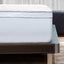 King Mattress Topper with Unique Sherpa Fleece Cover, Ovefilled Ultra Soft & Comfort Mattress Pad Pillow Top Mattress Cover Quilted Fitted Mattress Protector Reversible with 8-21" Deep Pocket (60X80)