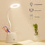  Desk Lamp LED USB Desktop Light with Pen Holder Flexible Touch Cordless Dimmable  Study Light 