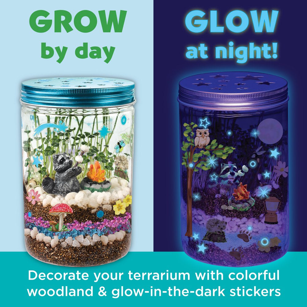 Creativity for Kids Grow N’ Glow Terrarium – Child Craft Activity for Boys and Girls