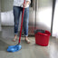 O-Cedar Quickwring Bucket, 2.5 Gallon Mop Bucket with Wringer, Red