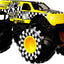 Hot Wheels Monster Truck 1:24 Scale Taxi Vehicle with Giant Wheels for Kids Age 3 to 8 Years Old Great Gift Toy Trucks Large Scales