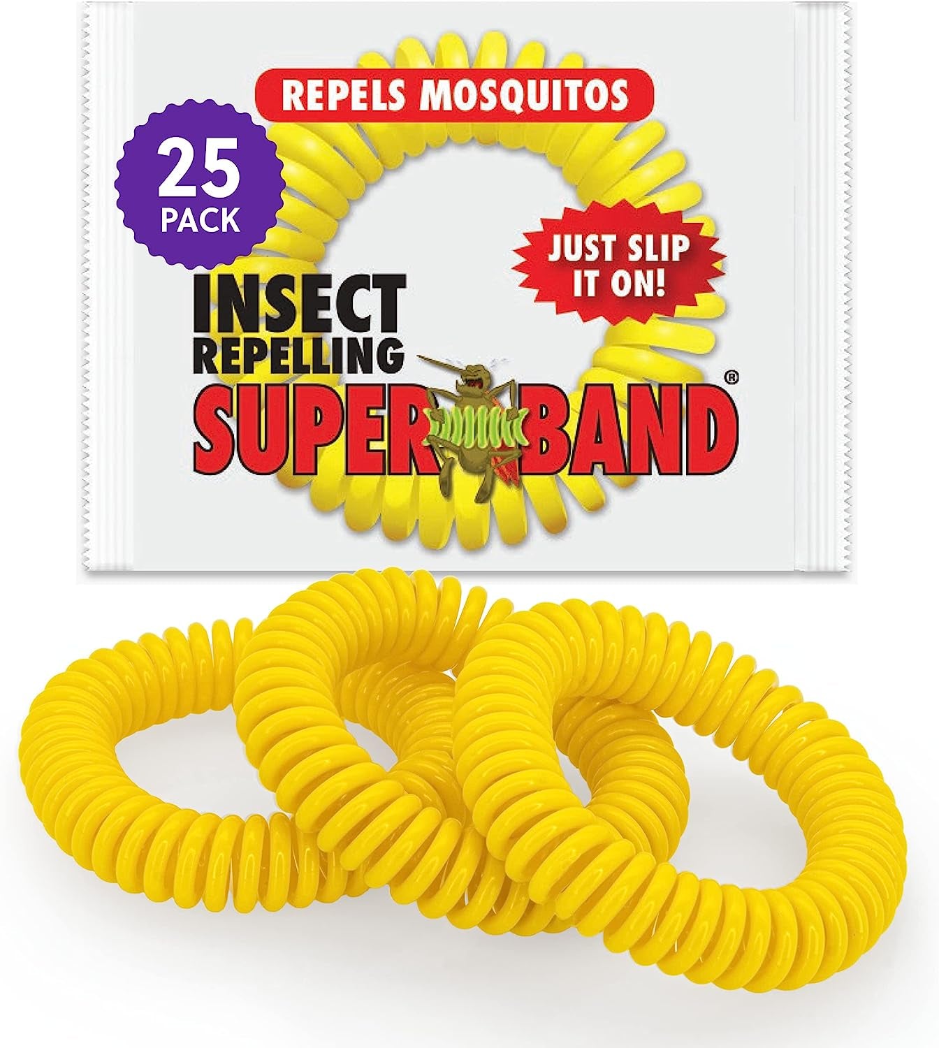 Superband Premium Insect Repellent Bracelet: Assorted Colors (10)