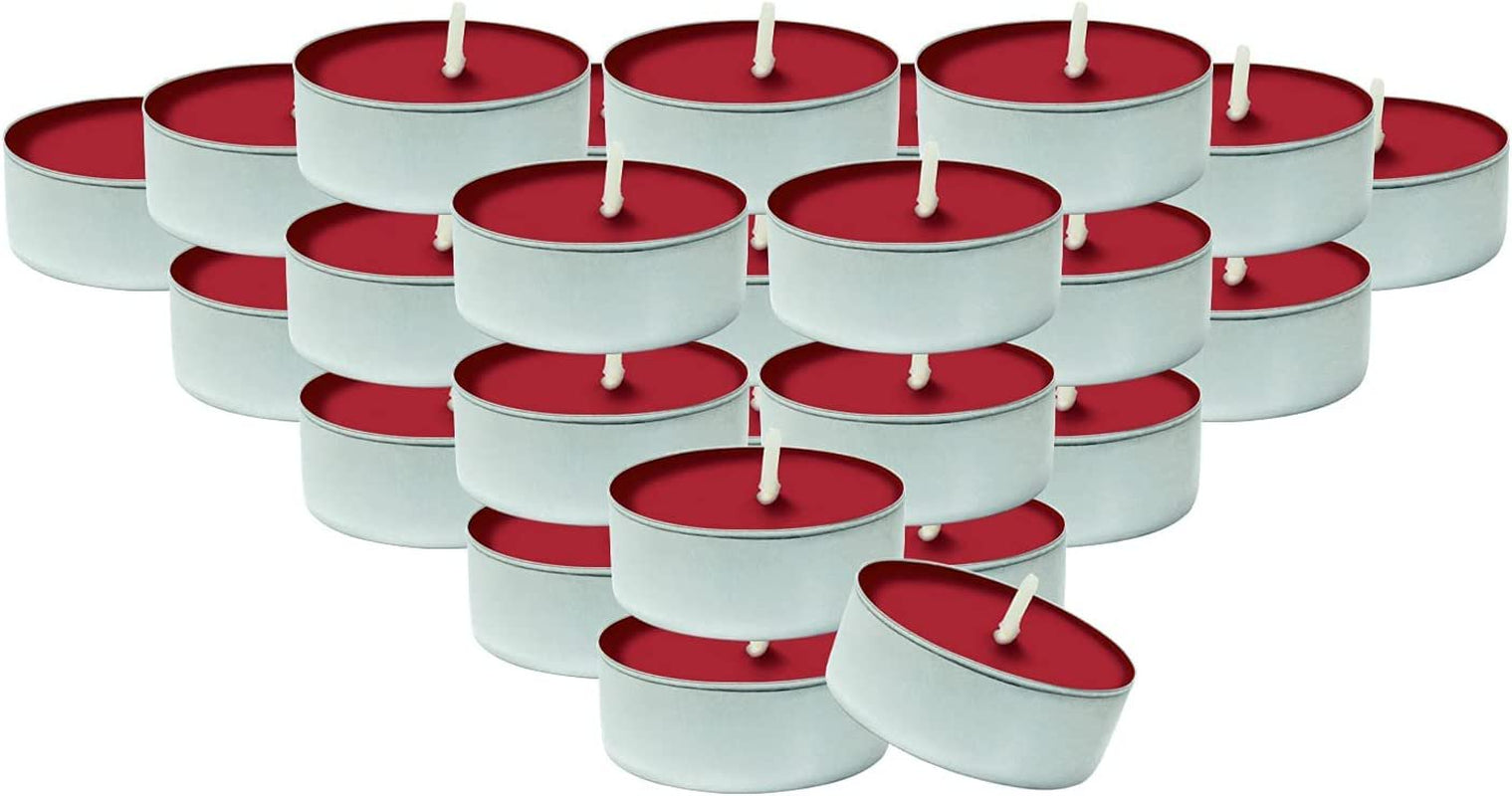 30 Apple Cinnamon Scented Tealight Candles