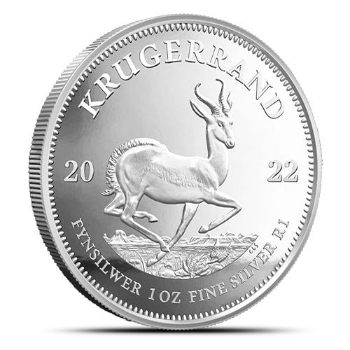 2022 South African Krugerrand 1 oz Silver Coin BU