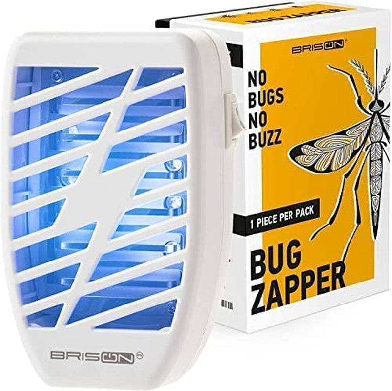 Indoor Bug Zapper Fly Zapper Mosquitos Zapper - Electric Portable Plug in Home Insects Zapper for removes Insects Mosquitos Files Bugs Gnats Moths 1 Pack - Black