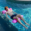  4-in-1 Water Floating Mesh Chair for Adults, Swimming Pool Drifter Saddle Lounge for Summer Events Pool Parties