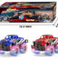 2 Pack Light up Monster Truck Car Toy with Beautiful Flashing LED Tires, Best Birthday Gift for Boy Girl Ages 3+, Push N Go Cars, Friction Toy, Race Truck Car for Kid Party Favors and Daily Play