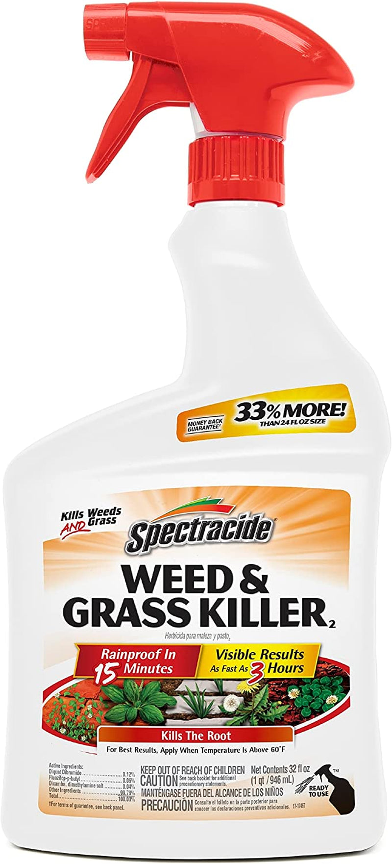 Spectracide Weed & Grass Killer 2,  32 fl Ounce Spray