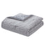 Bearpaw Dena Grey Textured 8-Piece Polyester Bed in a Bag