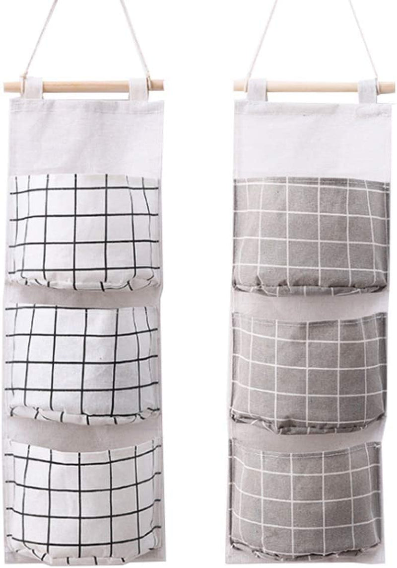  2 Packs Wall Hanging Storage Bags