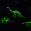 Velvet Plush Glow in the Dark Throw, 100% Polyester, 50 X 60 Inch, Dinosaur, Machine Washable