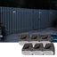 6 Pack Dusk-To-Dawn LED Solar Fence Lights for Pathway, 4000K Cool White, Black