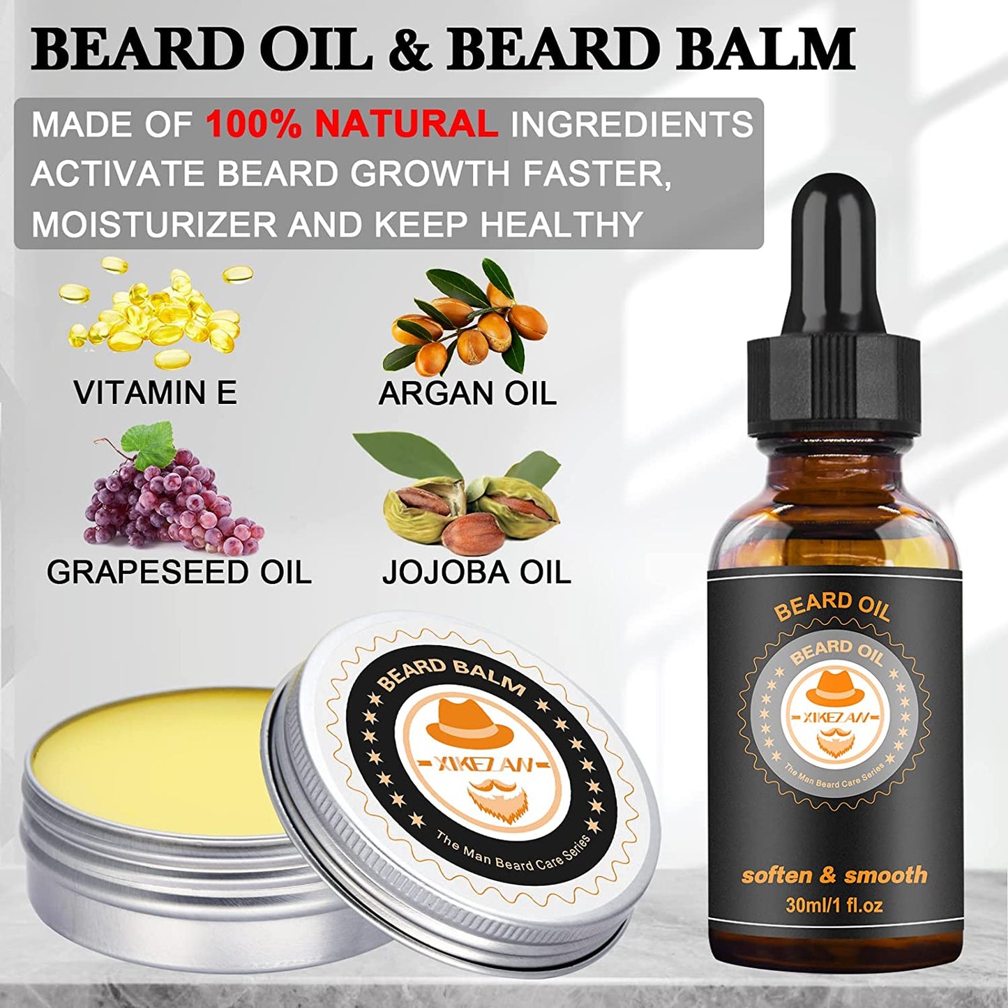 Beard Grooming Kit for Men