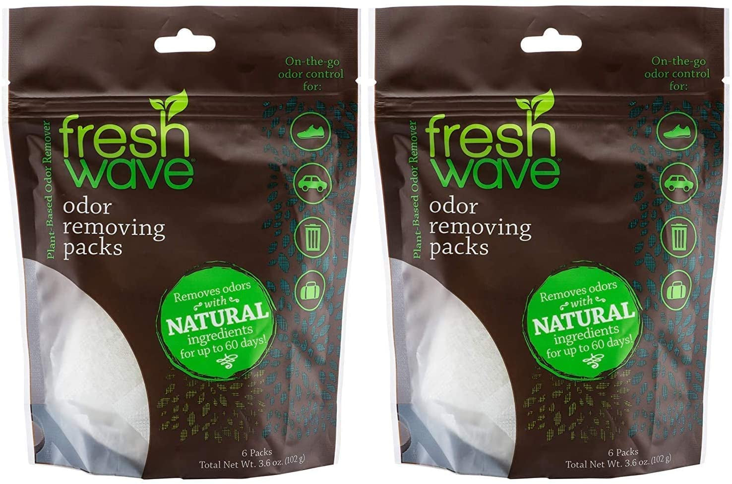Fresh Wave Lavender Odor Eliminating & Deodorizing Packs | Bag of 6 