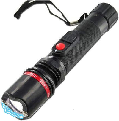 Terminator Stun Gun Ultra Powerful Flashlight Stun Gun with Bright LED Flashlight Heavy Duty Rechargeable