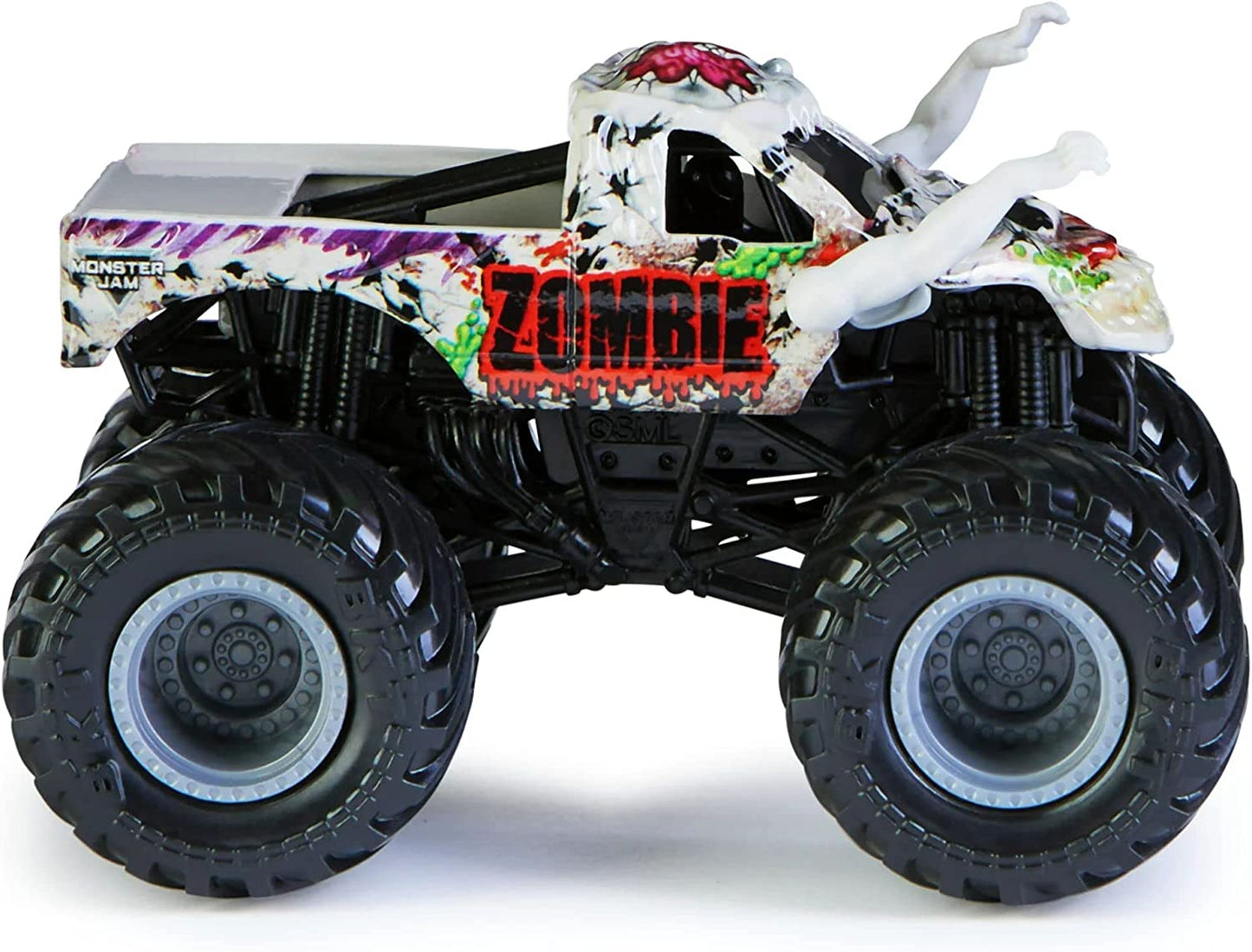Monster Jam 2022 Spin Master 1:64 Diecast Truck with Bonus Accessory: World Finals Zombie