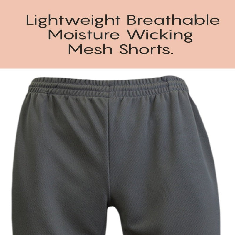  5-Pack Men's Lightweight Breathable Moisture Wicking Mesh Shorts