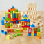 Spark. Create. Imagine. Wooden Animal Blocks with Shape Sorting Lid, 150 Pieces